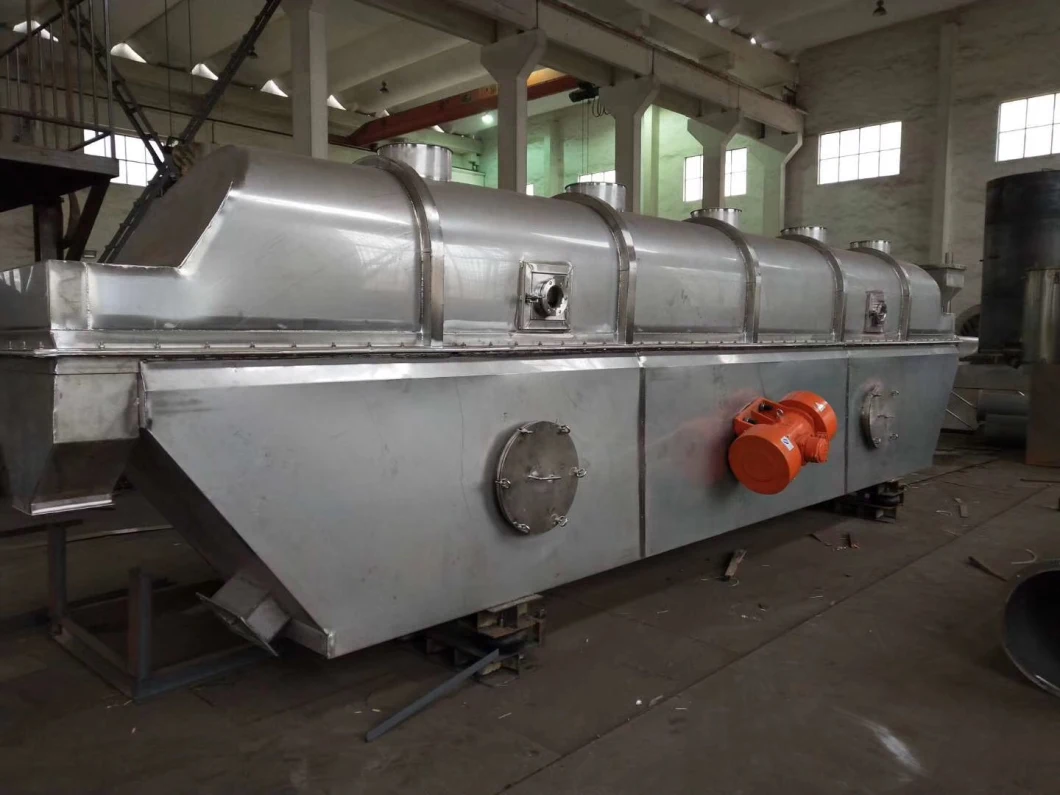 Vibration Fluidized Casein Desiccated Coconut Granule Drying Machine Ammonium Sulfate Fluid Bed Dryer for Salt Breadcrumbs